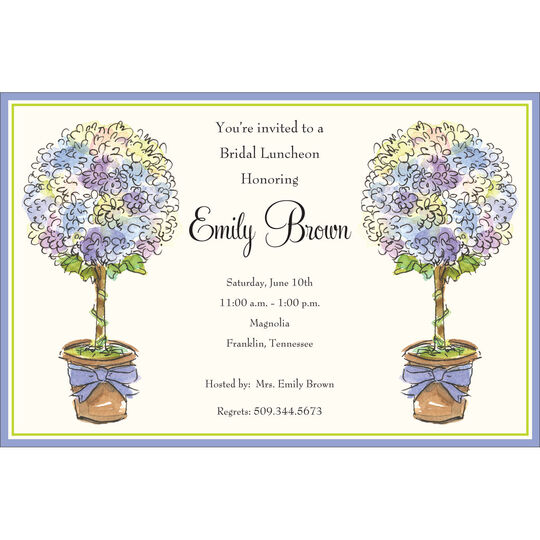 Allium Topiaries Invitations